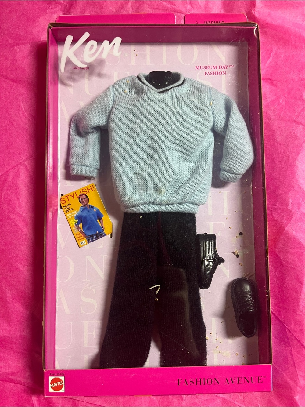 NRFB 1999 Ken Fashion Avenue Museum Day Outfit #24283 Mattel